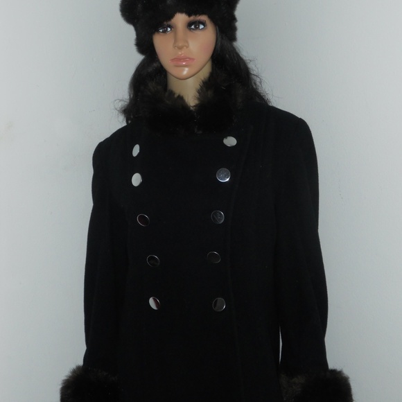 HILARY RADLEY FULL LENGTH BLACK COAT
